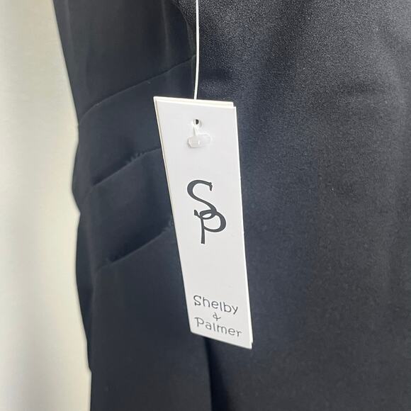 NWT Shelby & Palmer Black Sleeveless Dress Size 16 - Picture 5 of 11